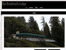 Tablet Screenshot of brooktrailslodge.com